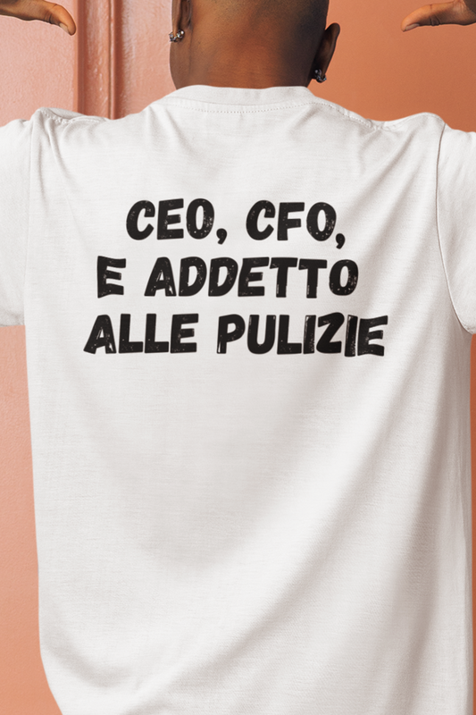 CEO, CFO e addetto alle pulizie