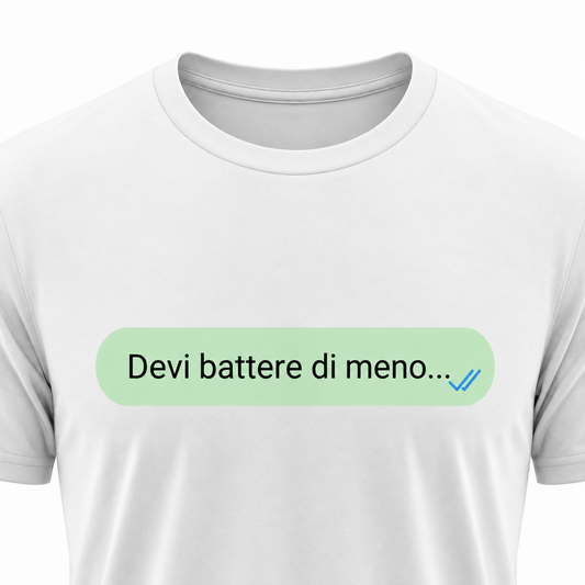 Devi battere di meno...
