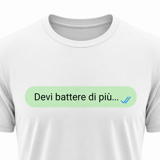 Devi battere di più...